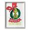 24" The Grinch Merry Grinchmas Wreath Framed Print